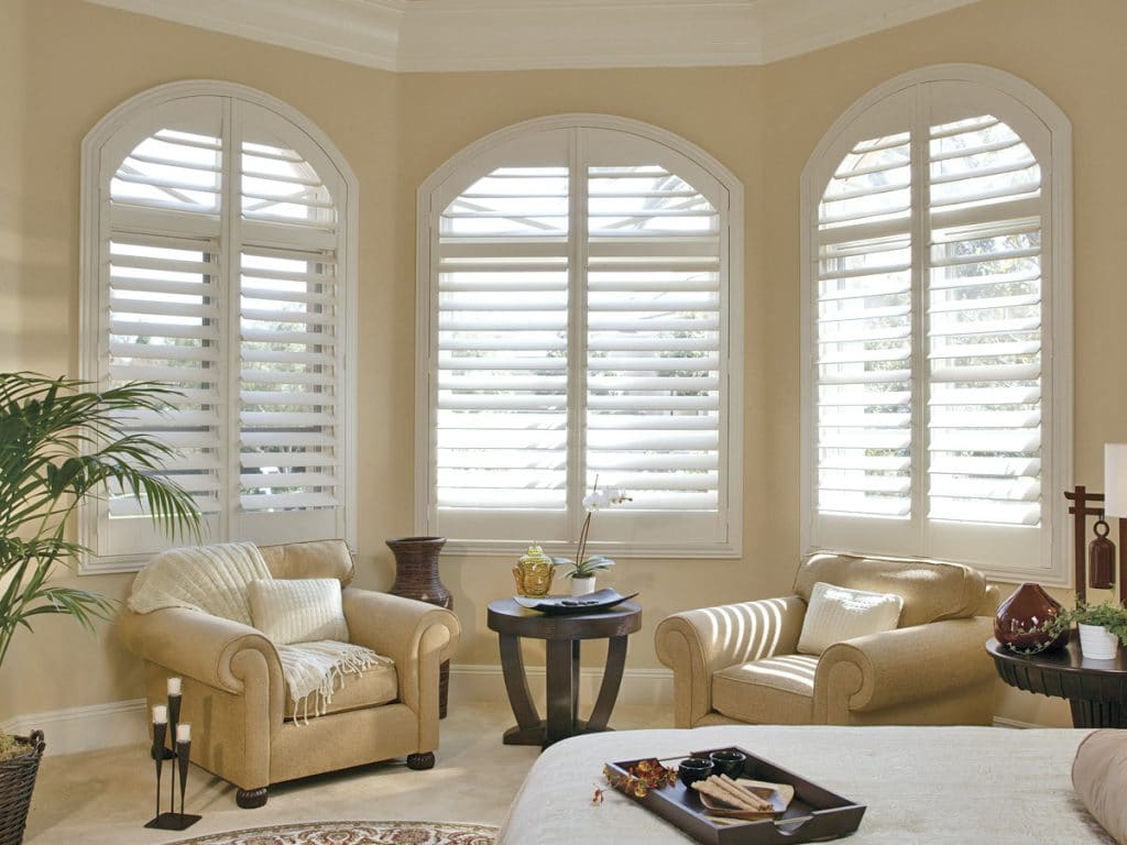 arched window blinds